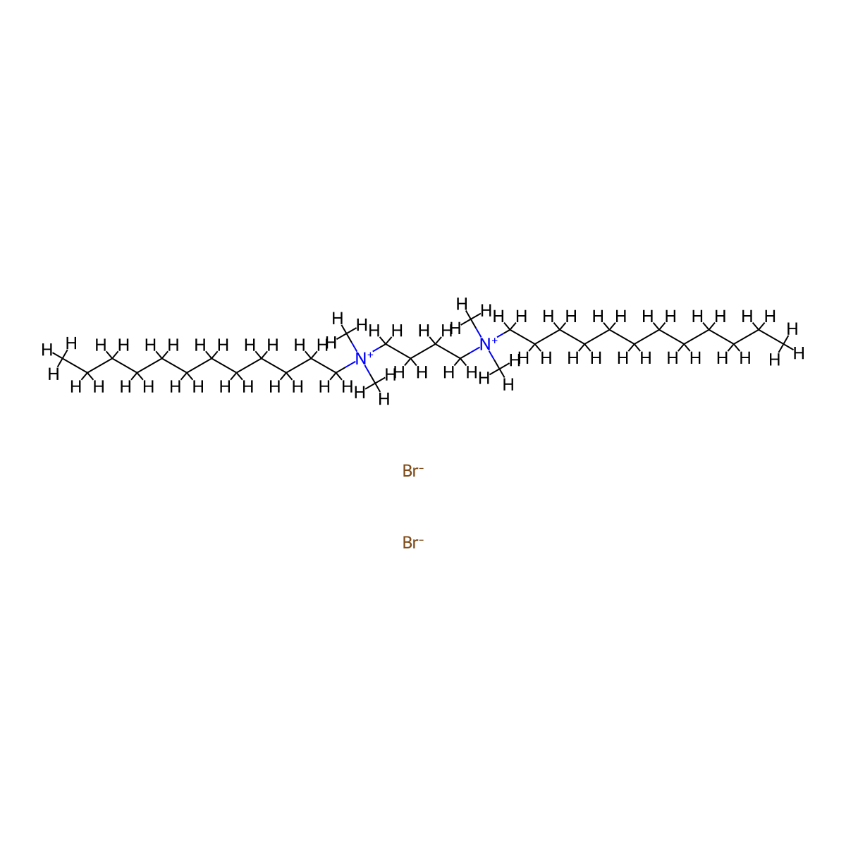 N1,N4-Didodecyl-N1,N1,N4,N4-tetramethylbutane-1,4-diaminium bromide molecular structure, CAS 6309-01-9