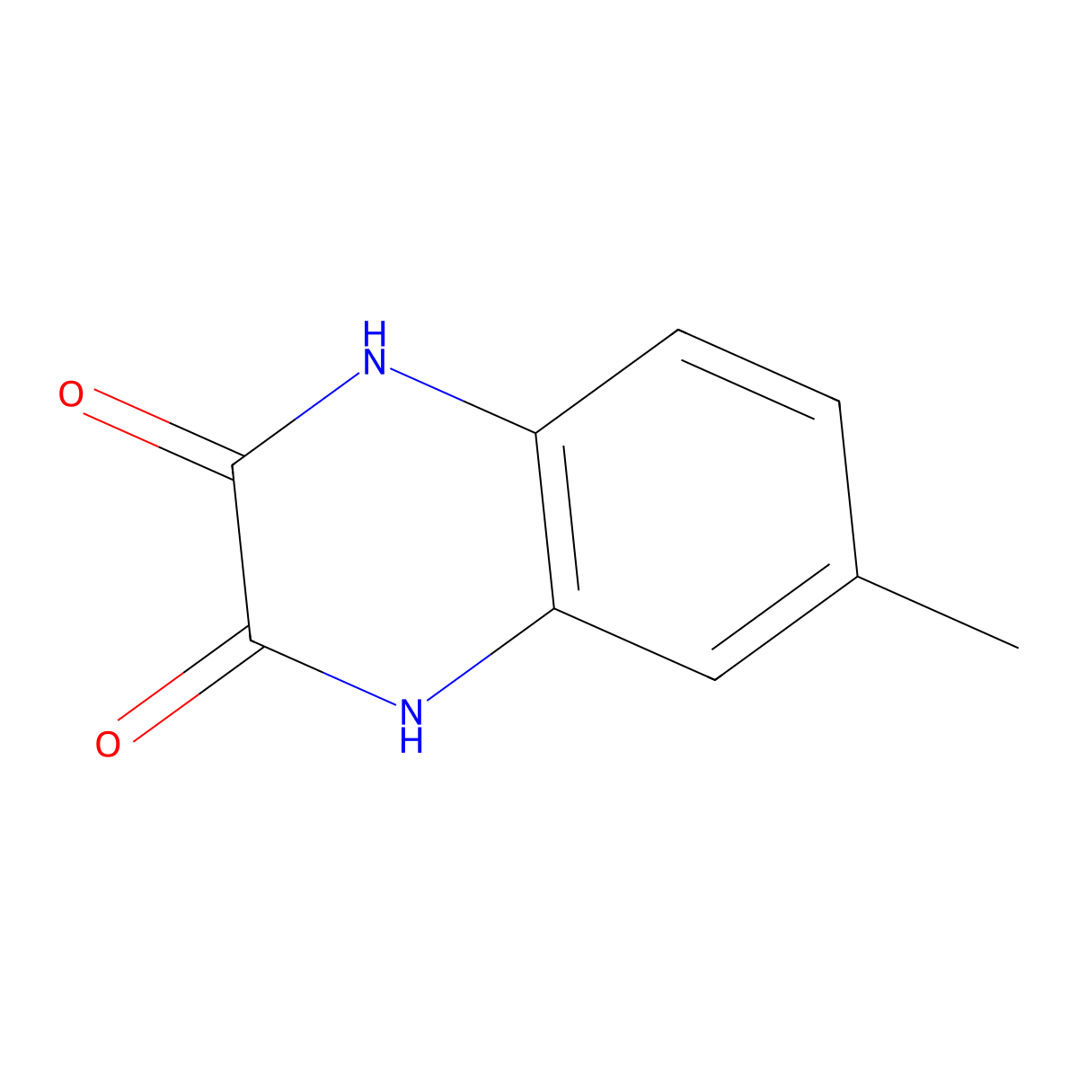 1,4-Dihydro-6-methylquinoxaline-2,3-dione molecular structure, CAS 6309-61-1