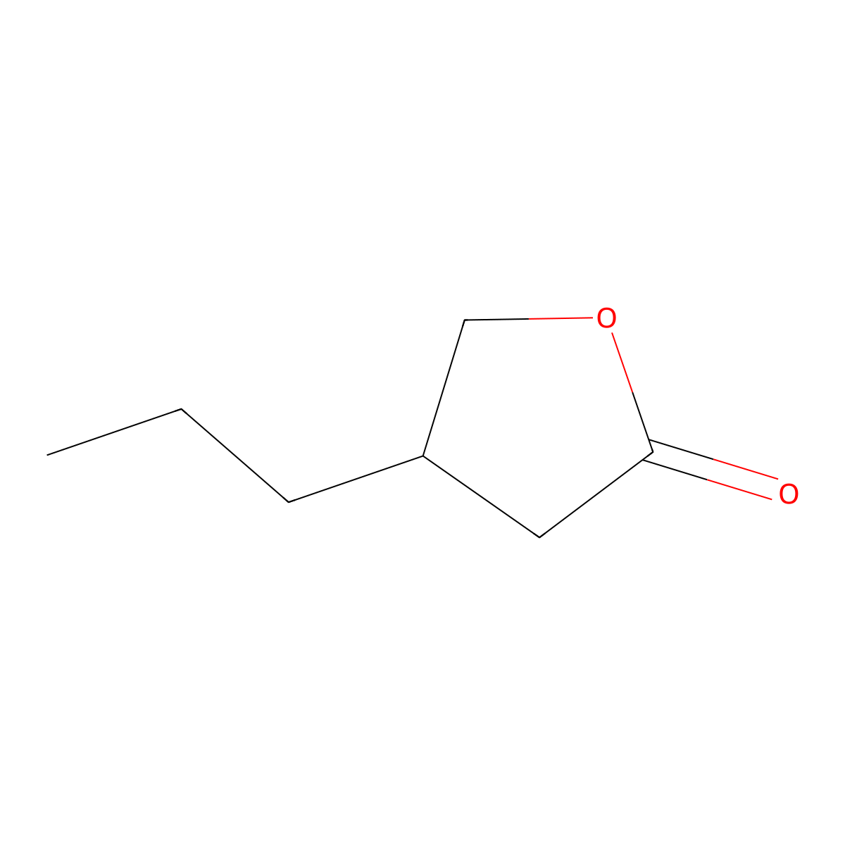 (S)-4-Propyldihydrofuran-2(3H)-one molecular structure, CAS 63095-60-3