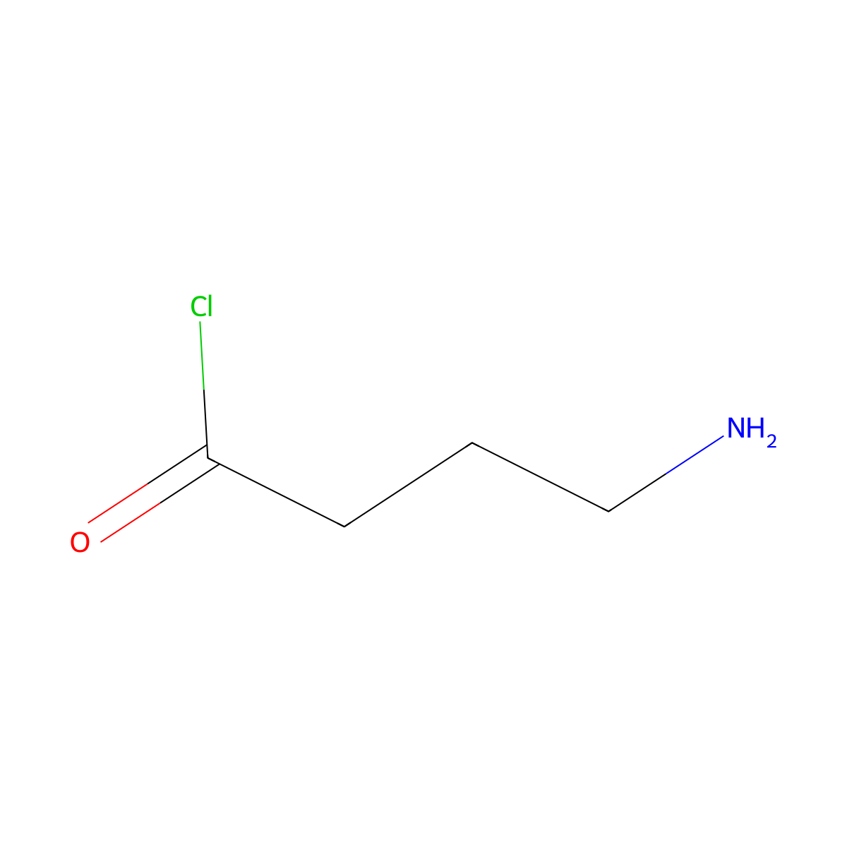 4-Aminobutanoyl chloride molecular structure, CAS 63095-61-4
