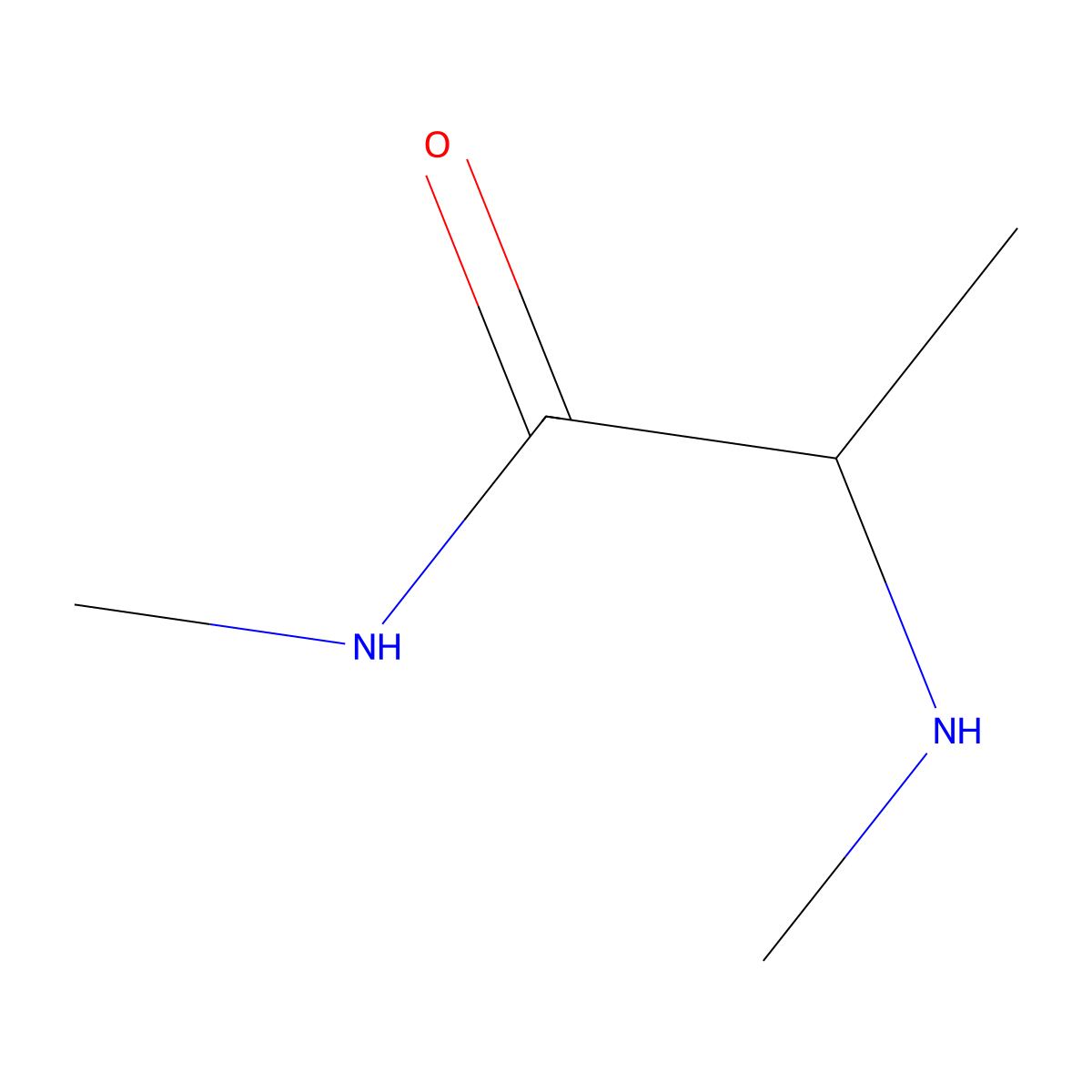 N,N~2~-Dimethylalaninamide molecular structure, CAS 63095-84-1