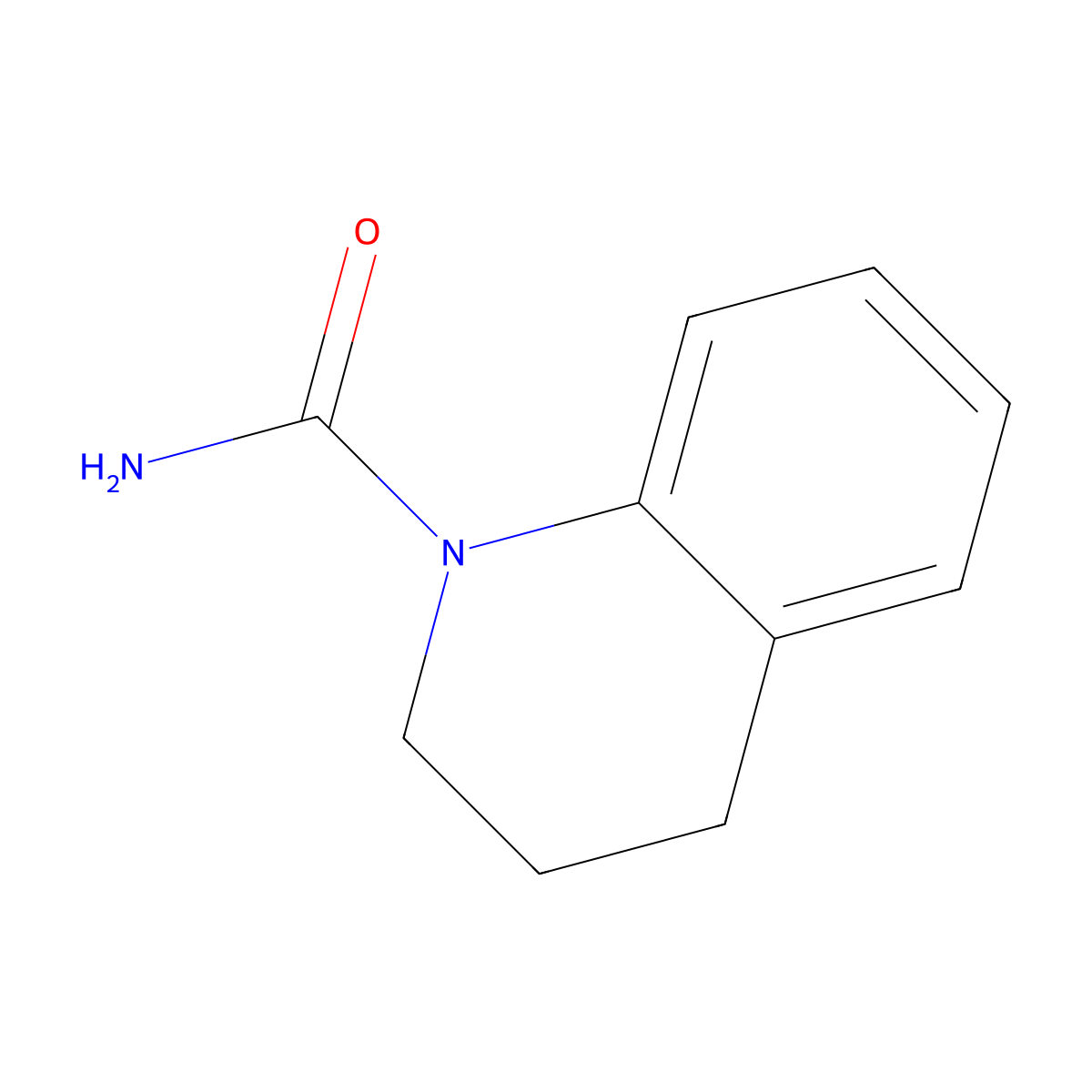 1-Carbamoyl-1,2,3,4-tetrahydroquinoline molecular structure, CAS 63098-90-8