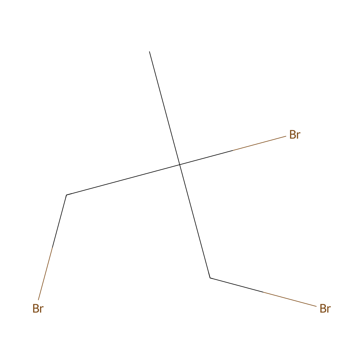 1,2,3-Tribromo-2-methylpropane molecular structure, CAS 631-28-7