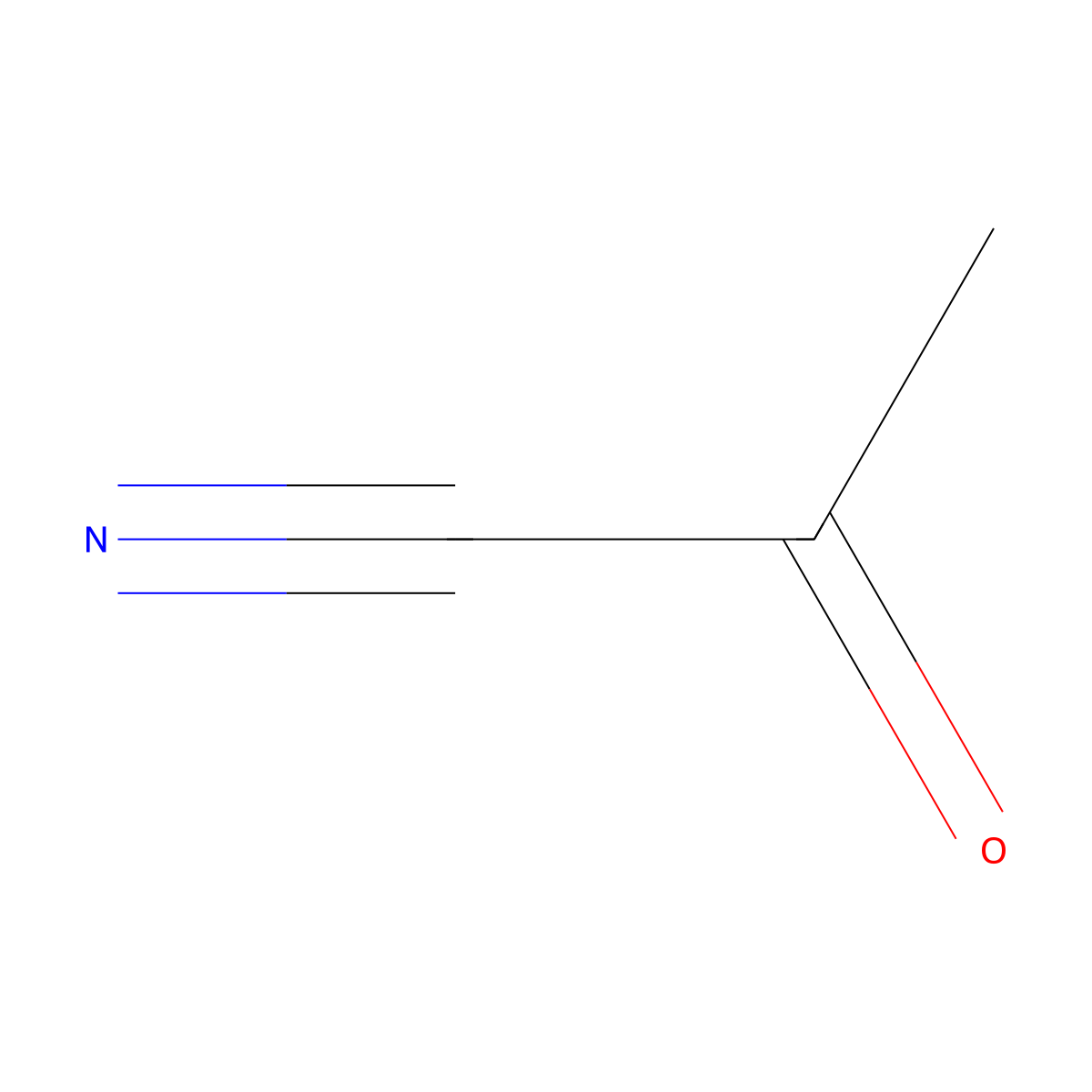 2-Oxopropiononitrile molecular structure, CAS 631-57-2