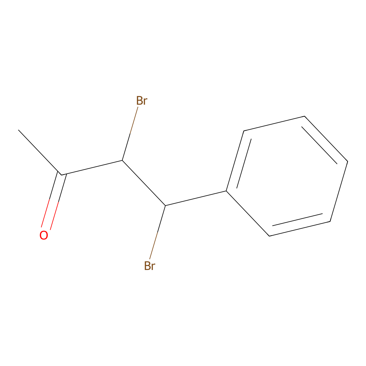 3,4-Dibromo-4-phenyl-2-butanone molecular structure, CAS 6310-44-7