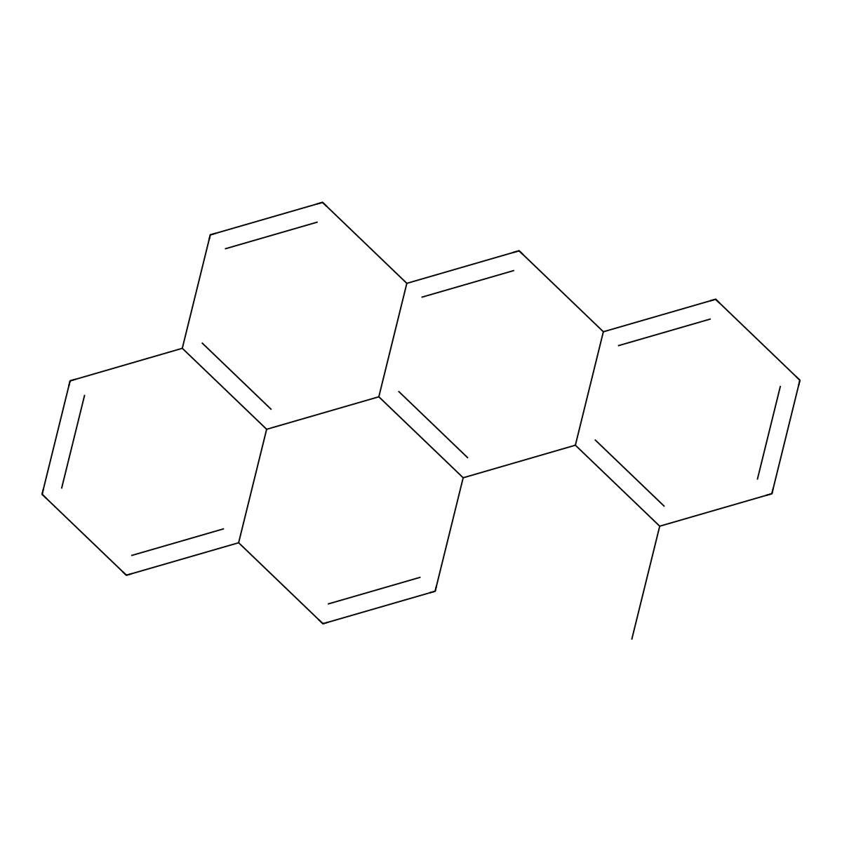 10-Methylbenzo(a)pyrene molecular structure, CAS 63104-32-5