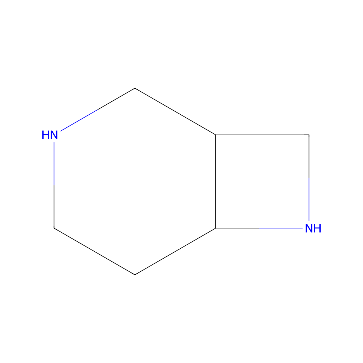3,7-Diazabicyclo[4.2.0]octane molecular structure, CAS 63105-76-0