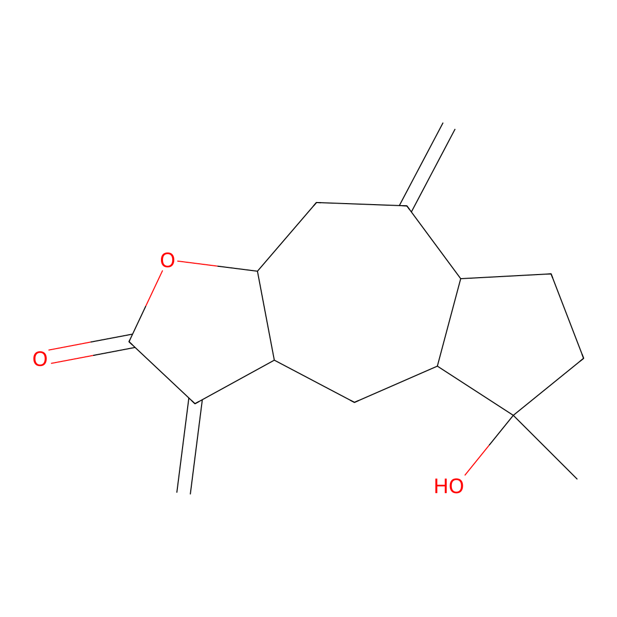 Inuviscolide molecular structure, CAS 63109-30-8