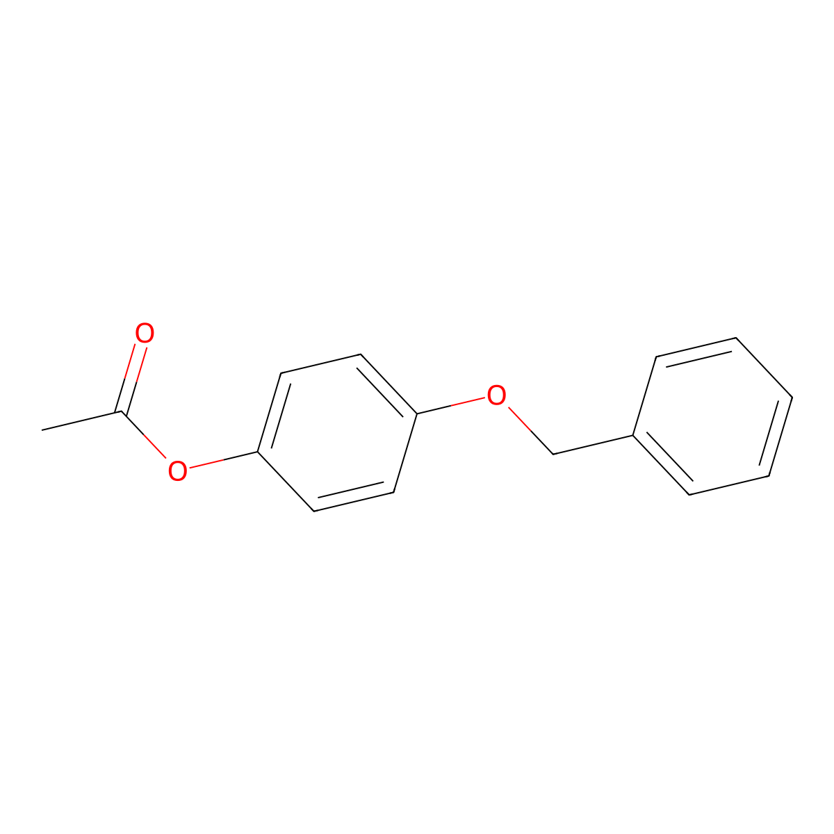 4-Benzyloxyphenyl acetate molecular structure, CAS 6311-66-6