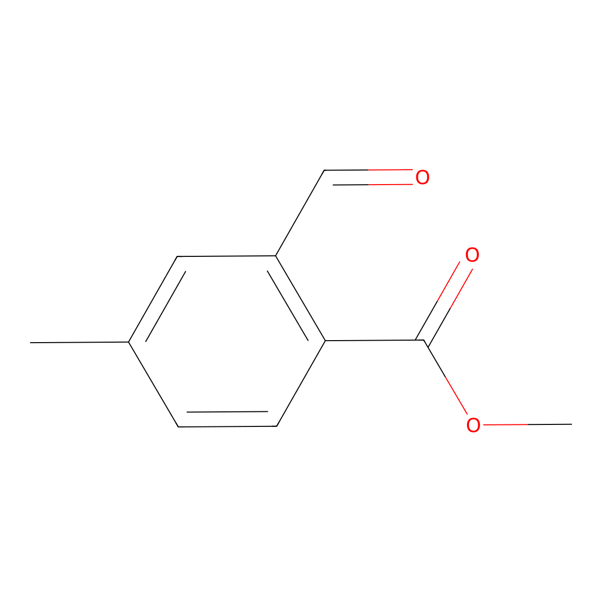 Methyl 2-formyl-4-methylbenzoate molecular structure, CAS 63112-98-1