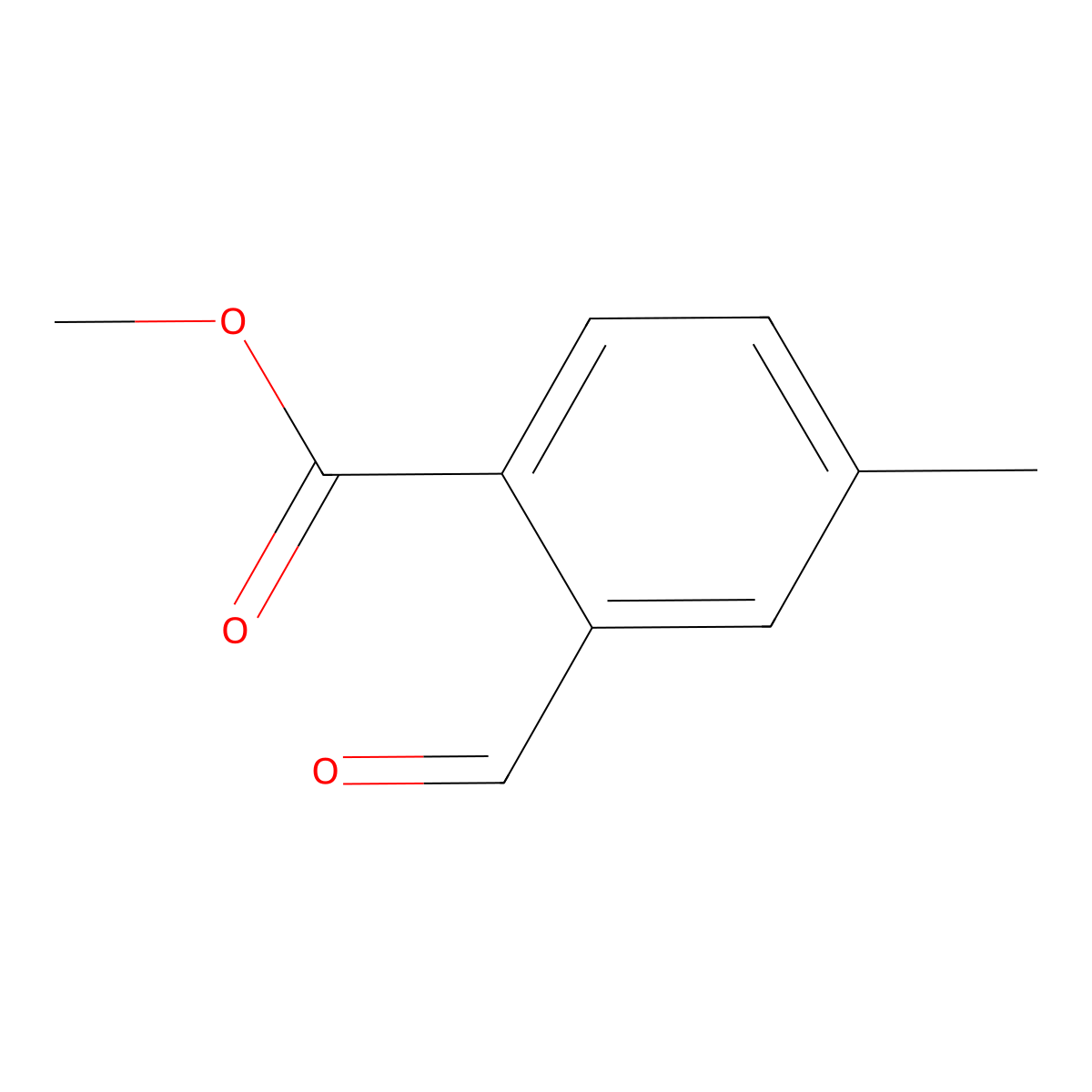 Methyl 2-formyl-4-methylbenzoate molecular structure, CAS 63112-98-1