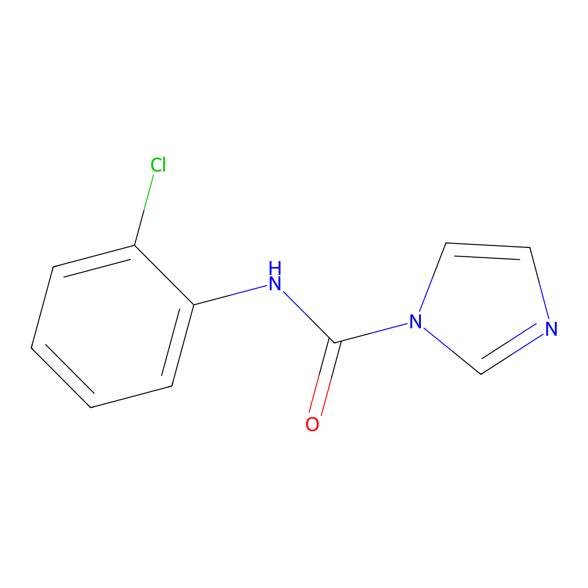 N-(2-Chlorophenyl)-1H-imidazole-1-carboximidic acid molecular structure, CAS 6312-46-5