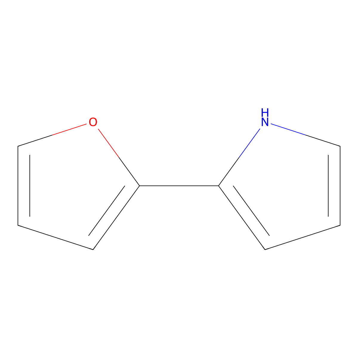 Furan, 2-(2-pyrrolyl)- molecular structure, CAS 63122-43-0