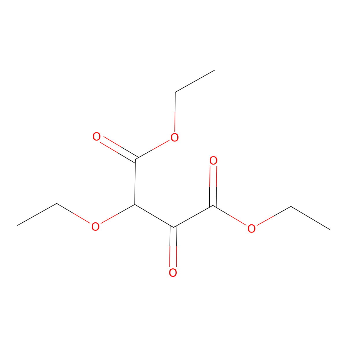 2-Ethoxy-3-oxo-succinic acid diethyl ester molecular structure, CAS 63124-37-8