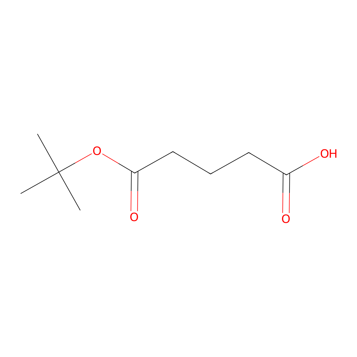 5-(Tert-butoxy)-5-oxopentanoic acid molecular structure, CAS 63128-51-8