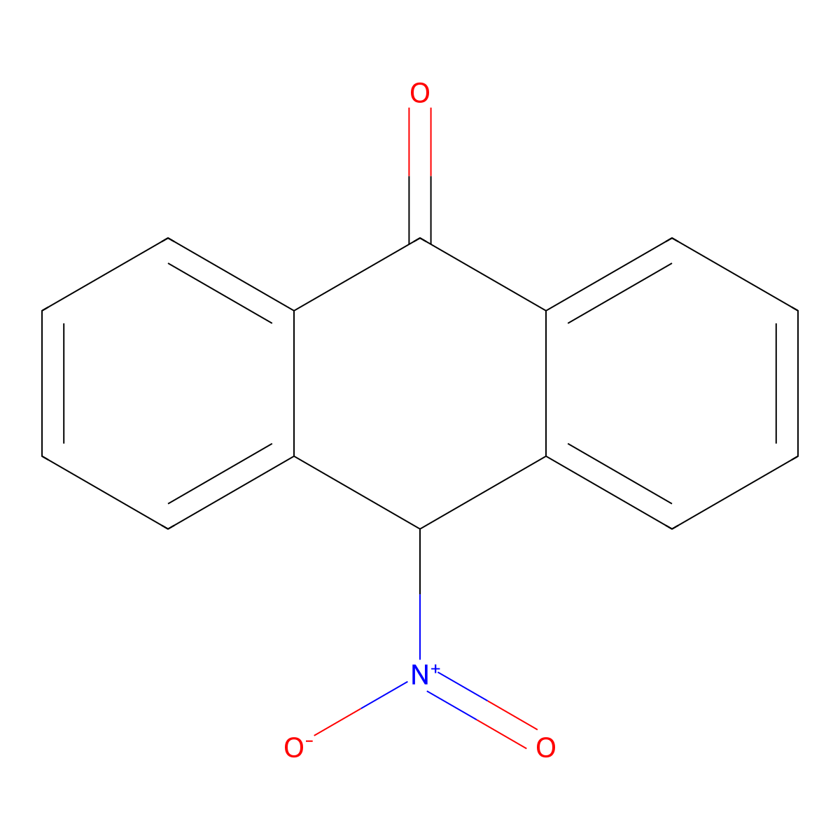 9-Nitroanthrone molecular structure, CAS 6313-44-6