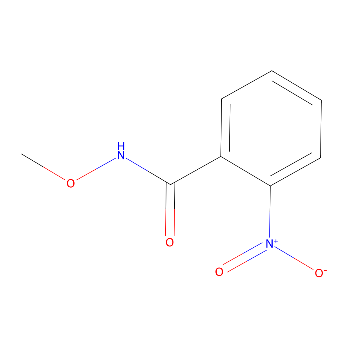 N-Methoxy-2-nitrobenzamide molecular structure, CAS 63133-13-1