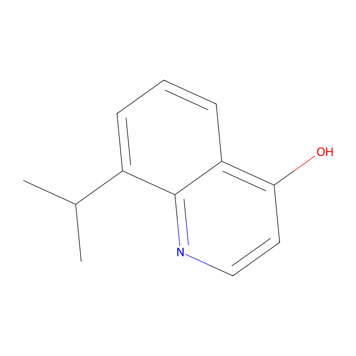 8-Isopropylquinolin-4-OL molecular structure, CAS 63136-18-5