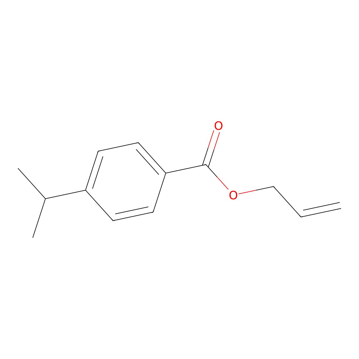 Prop-2-enyl 4-propan-2-ylbenzoate molecular structure, CAS 6314-99-4