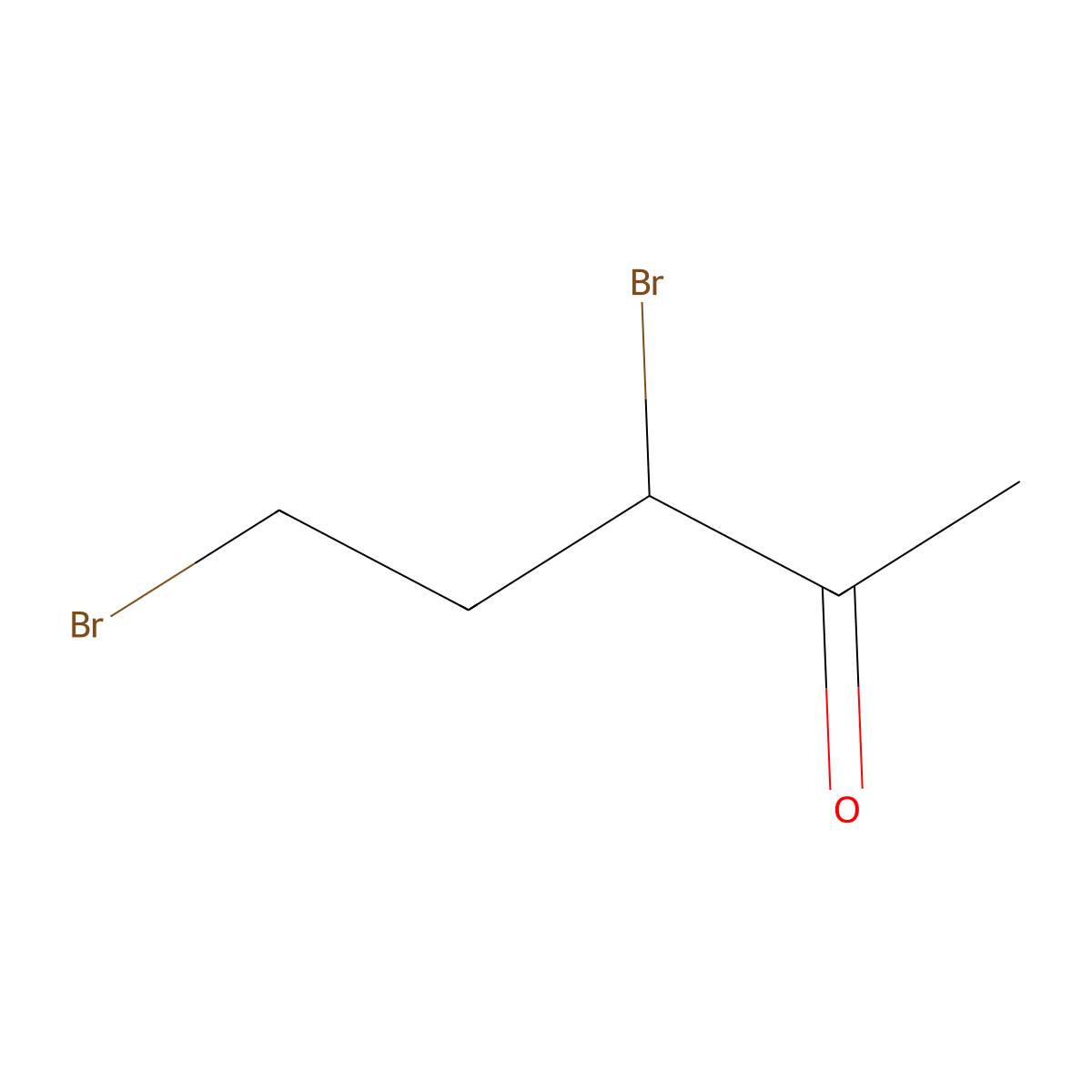 3,5-Dibromo-2-pentanone molecular structure, CAS 63141-05-9