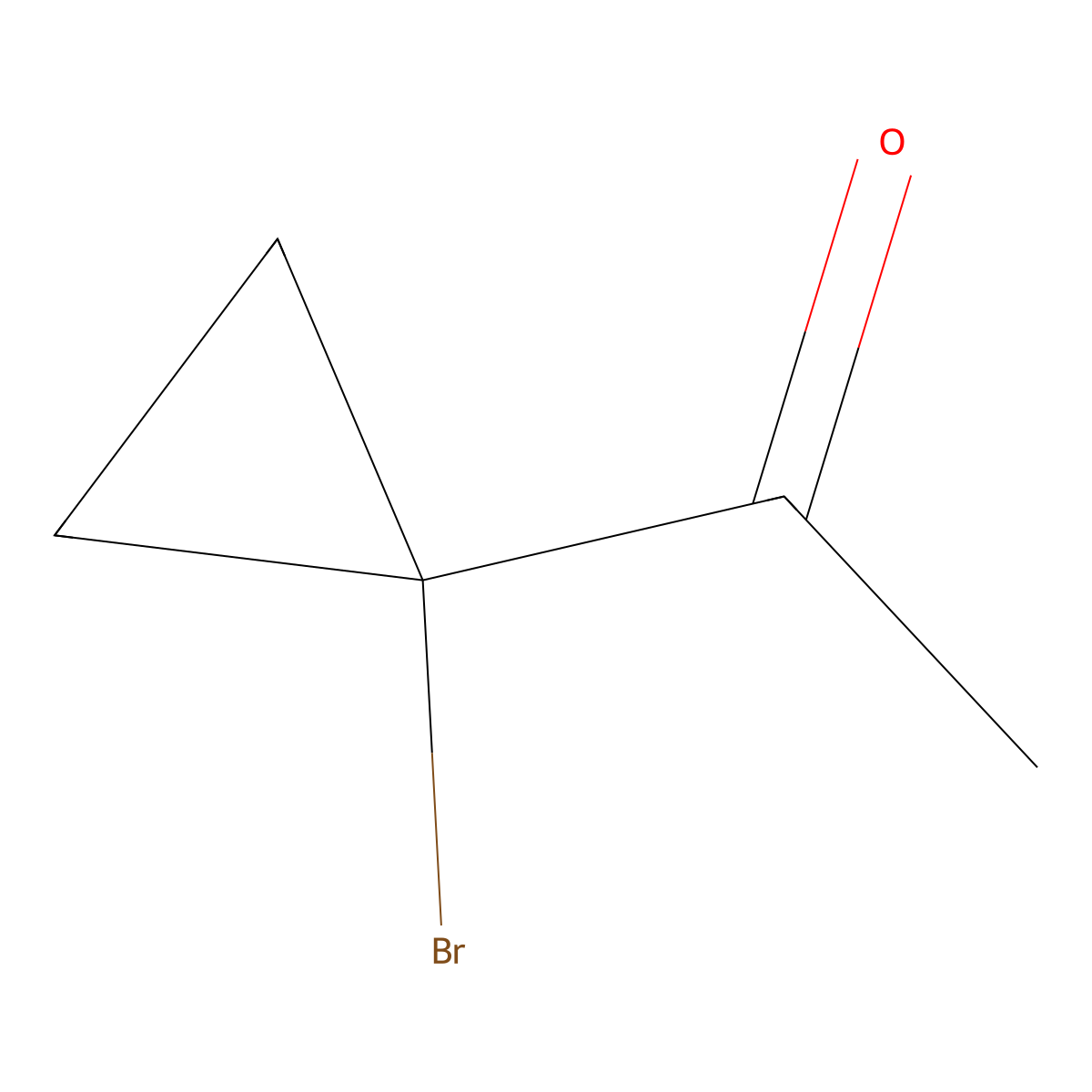 1-(1-Bromocyclopropyl)ethan-1-one molecular structure, CAS 63141-08-2