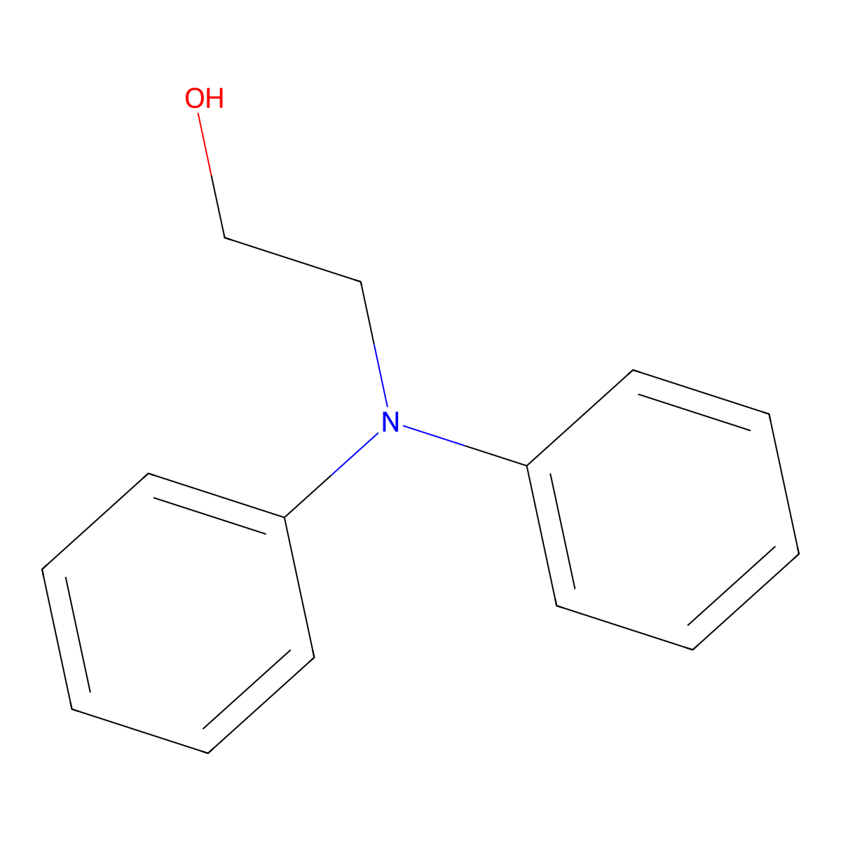 2-(Diphenylamino)ethanol molecular structure, CAS 6315-51-1