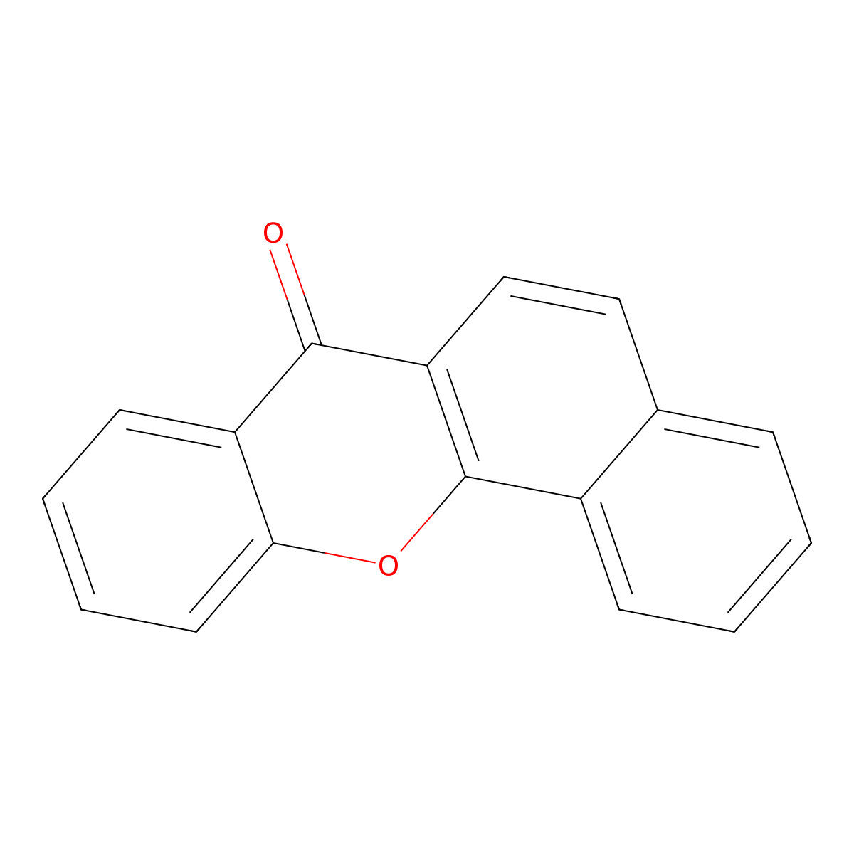 Benzo[c]xanthen-7-one molecular structure, CAS 63154-69-8