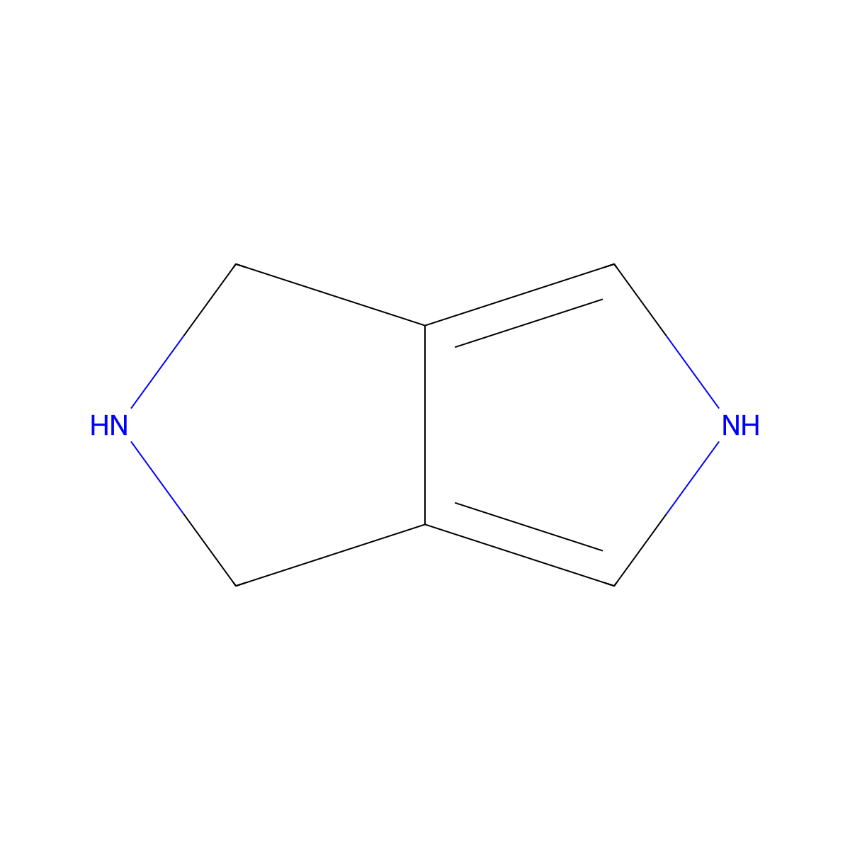 1,2,3,5-Tetrahydropyrrolo[3,4-c]pyrrole molecular structure, CAS 63156-06-9