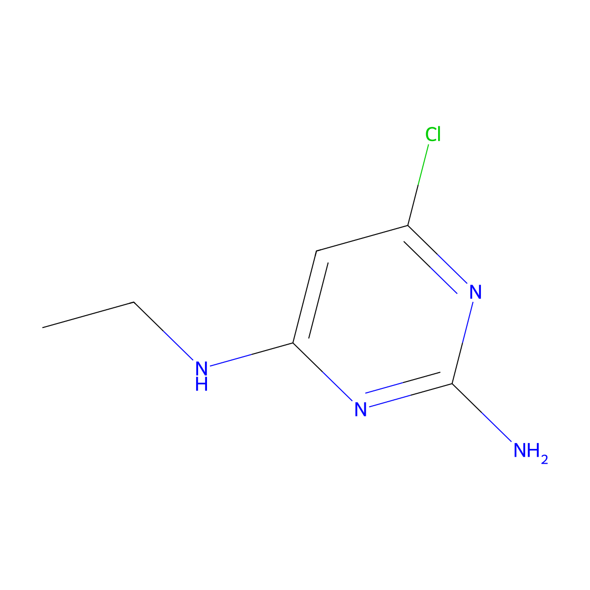 6-Chloro-n4-ethylpyrimidine-2,4-diamine molecular structure, CAS 6316-09-2