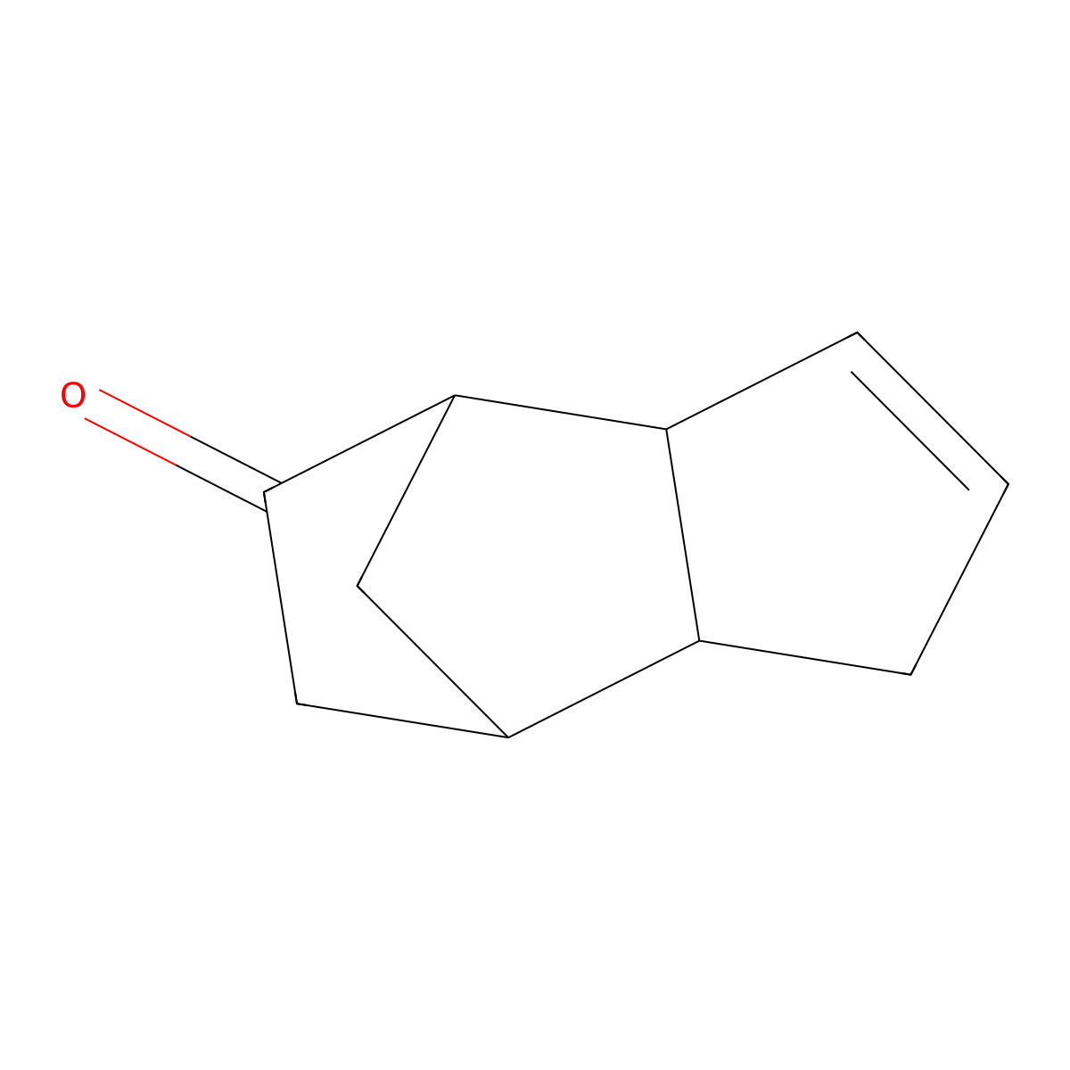 Dicyclopentadiene ketone molecular structure, CAS 6316-16-1