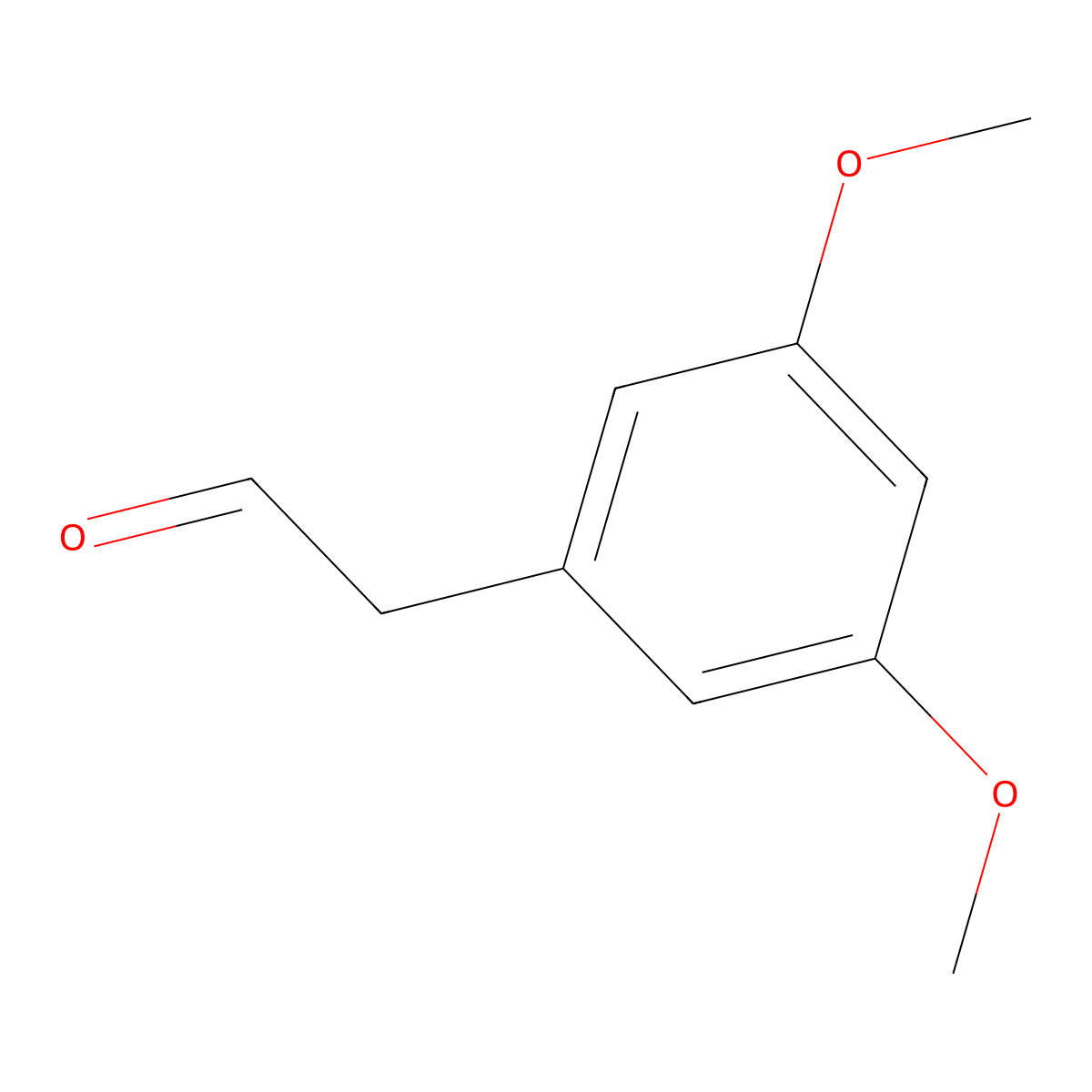 (3,5-Dimethoxyphenyl)acetaldehyde molecular structure, CAS 63165-30-0