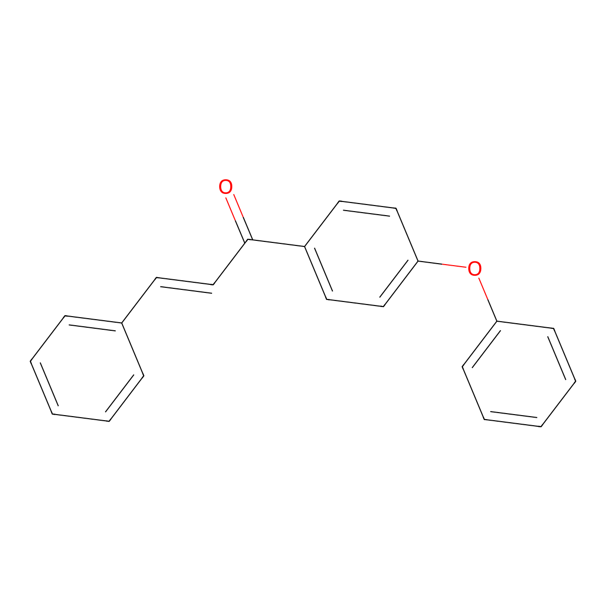 1-(4-Phenoxyphenyl)-3-phenyl-2-propen-1-one molecular structure, CAS 6317-81-3
