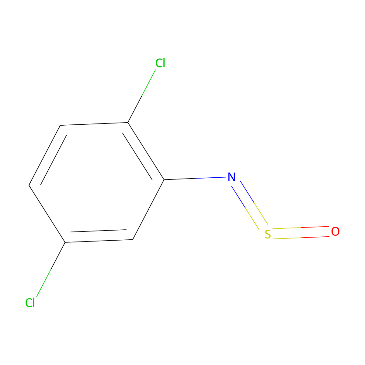 1,4-Dichloro-2-(sulfinylamino)benzene molecular structure, CAS 63170-22-9