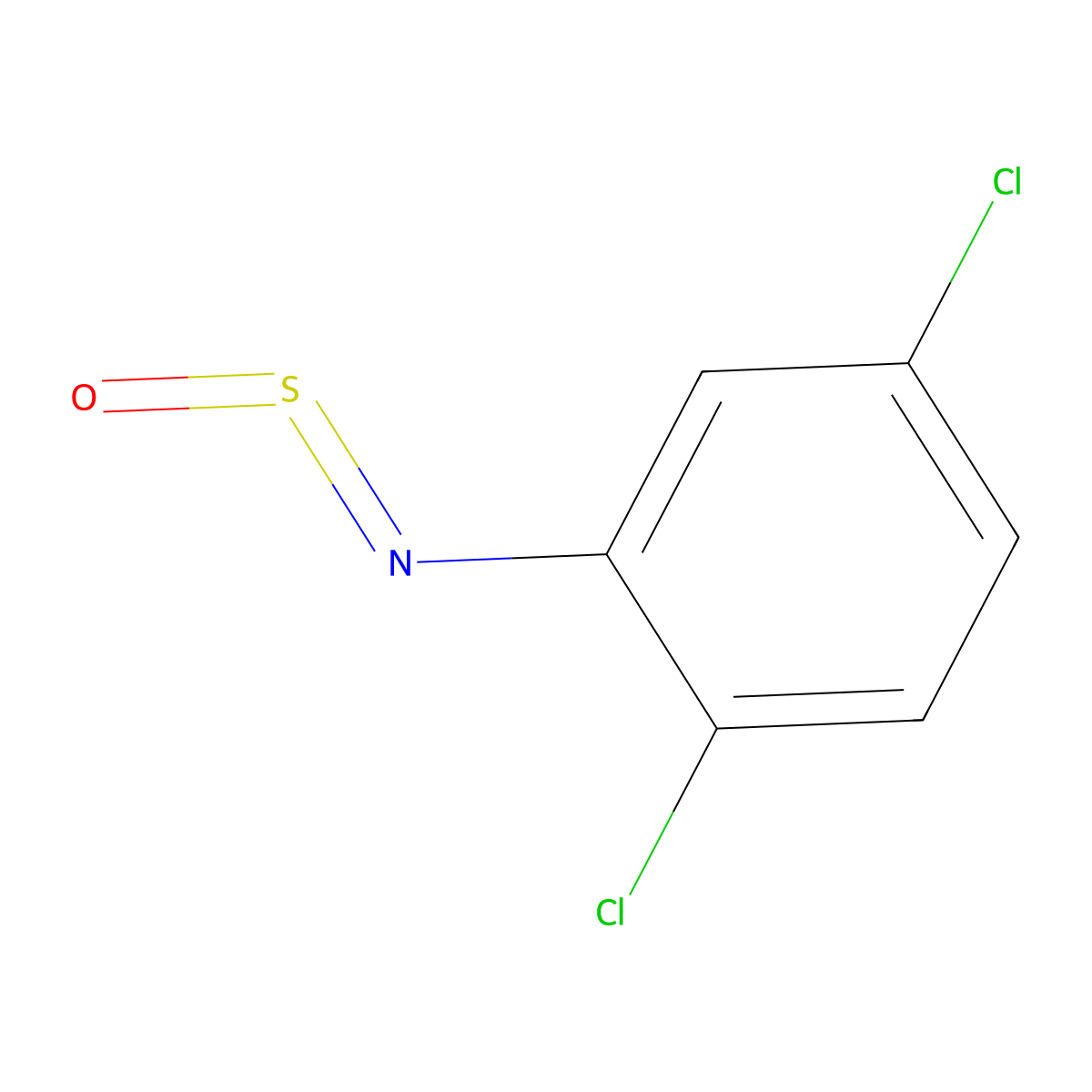 1,4-Dichloro-2-(sulfinylamino)benzene molecular structure, CAS 63170-22-9