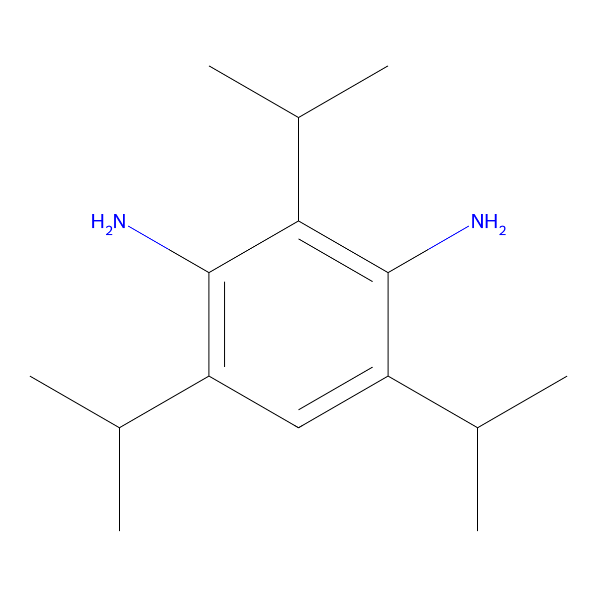 1,3,5-Triisopropyl-2,4-diaminobenzene molecular structure, CAS 6318-09-8