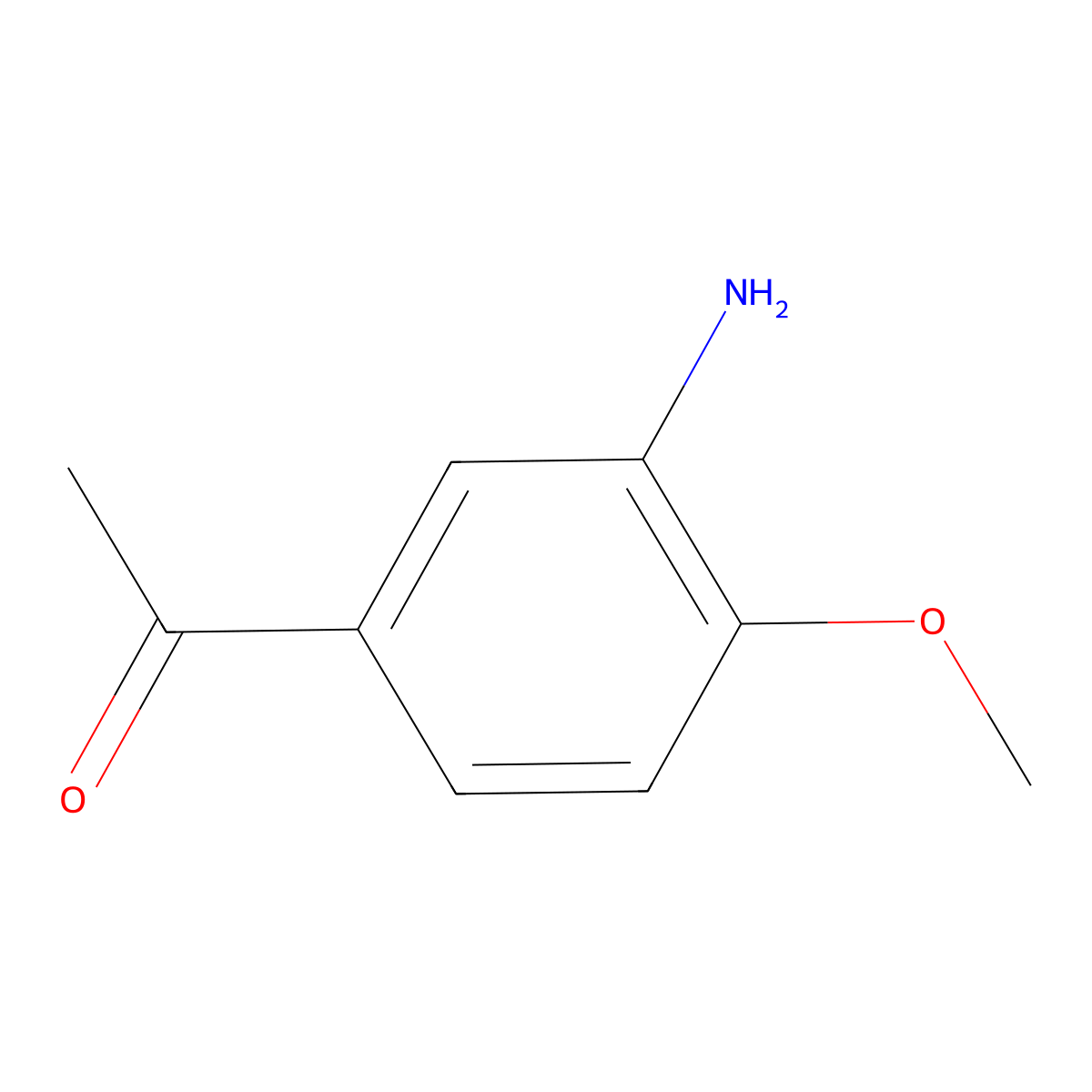 2-Methoxy-5-acetylaniline molecular structure, CAS 6318-64-5