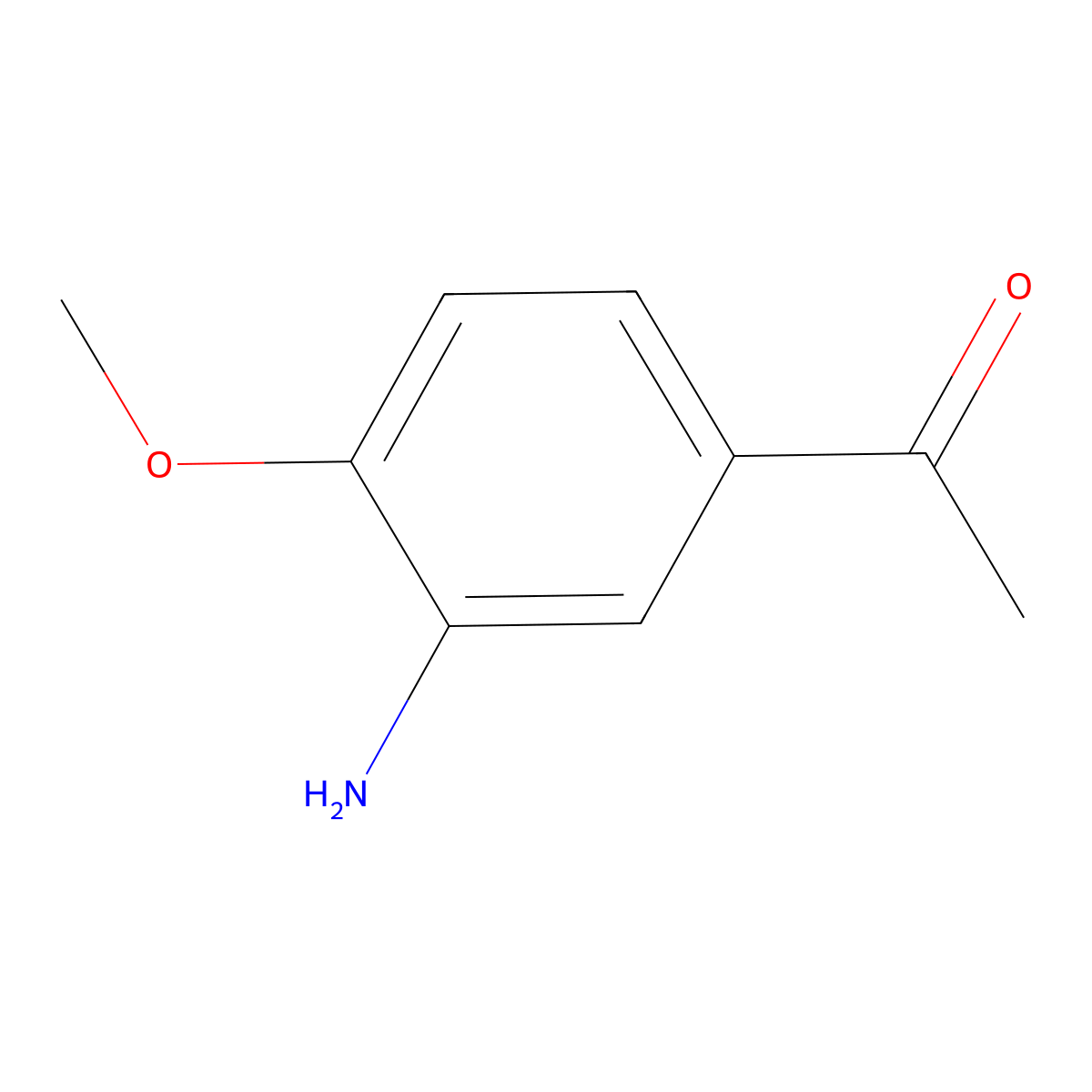 2-Methoxy-5-acetylaniline molecular structure, CAS 6318-64-5