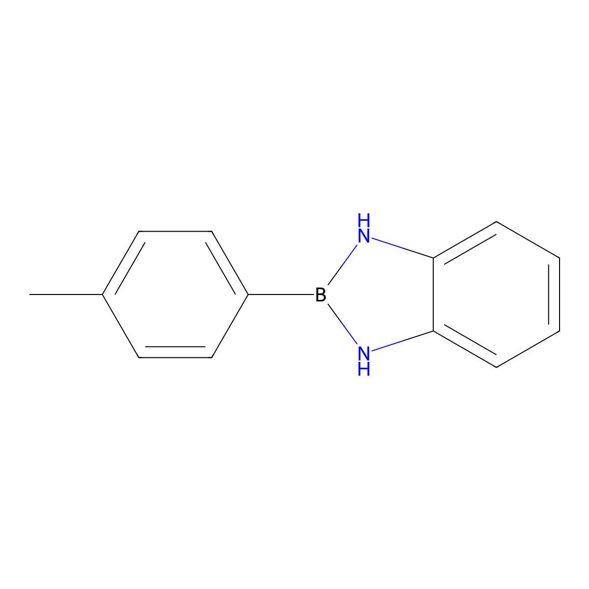 2-(4-Methylphenyl)-2,3-dihydro-1H-1,3,2-benzodiazaborole molecular structure, CAS 63181-66-8