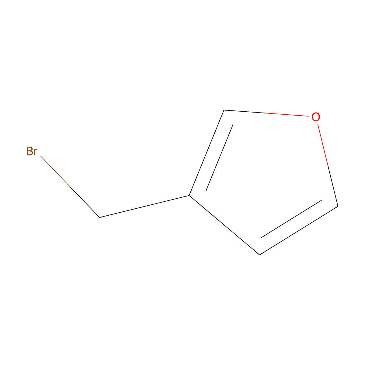 3-(Bromomethyl)furan molecular structure, CAS 63184-61-2