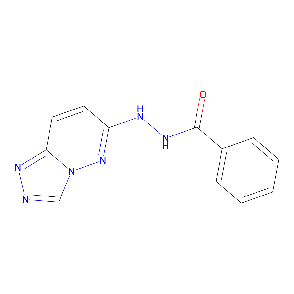 N'-[1,2,4]triazolo[4,3-b]pyridazin-6-ylbenzohydrazide molecular structure, CAS 631863-41-7