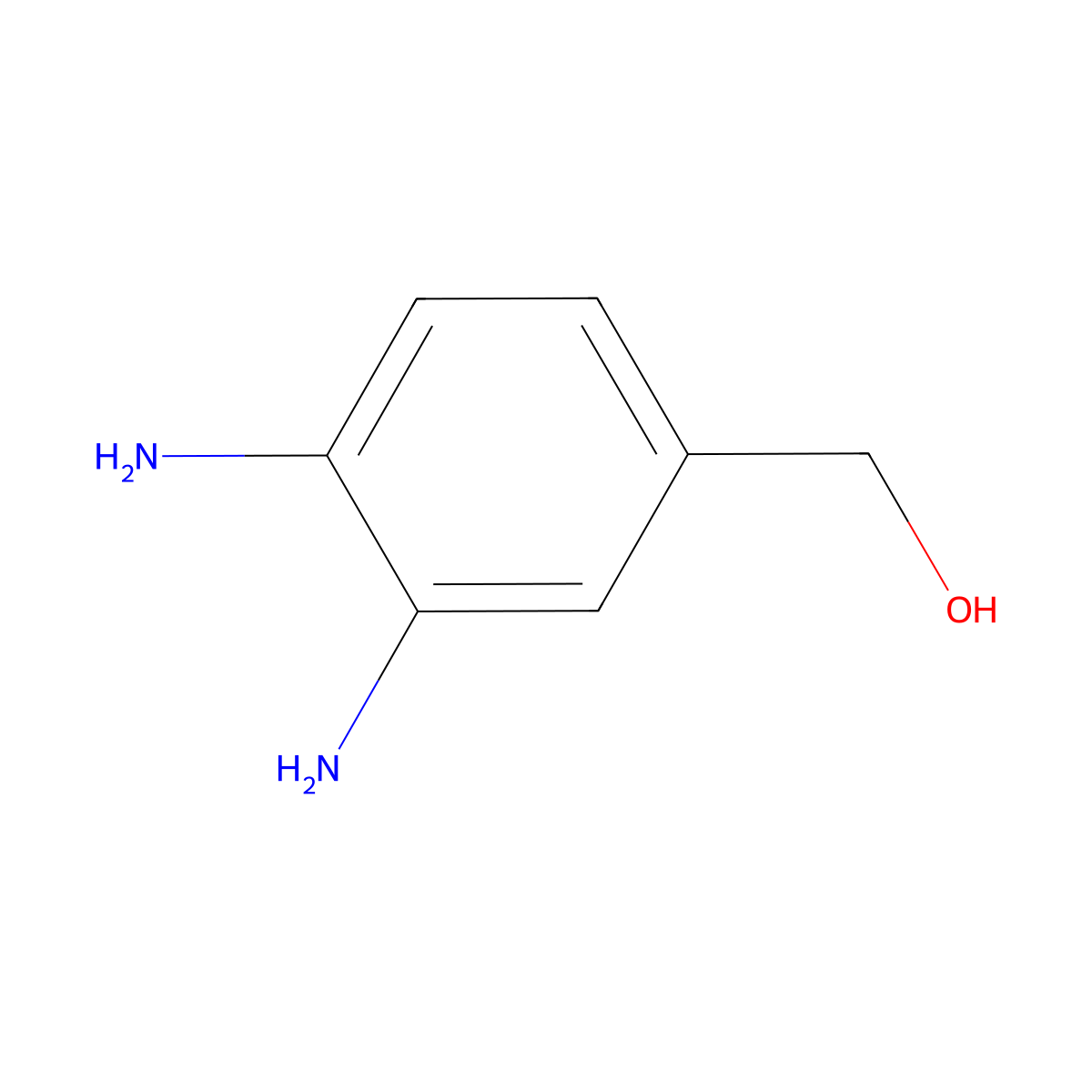 (3,4-Diaminophenyl)methanol molecular structure, CAS 63189-98-0
