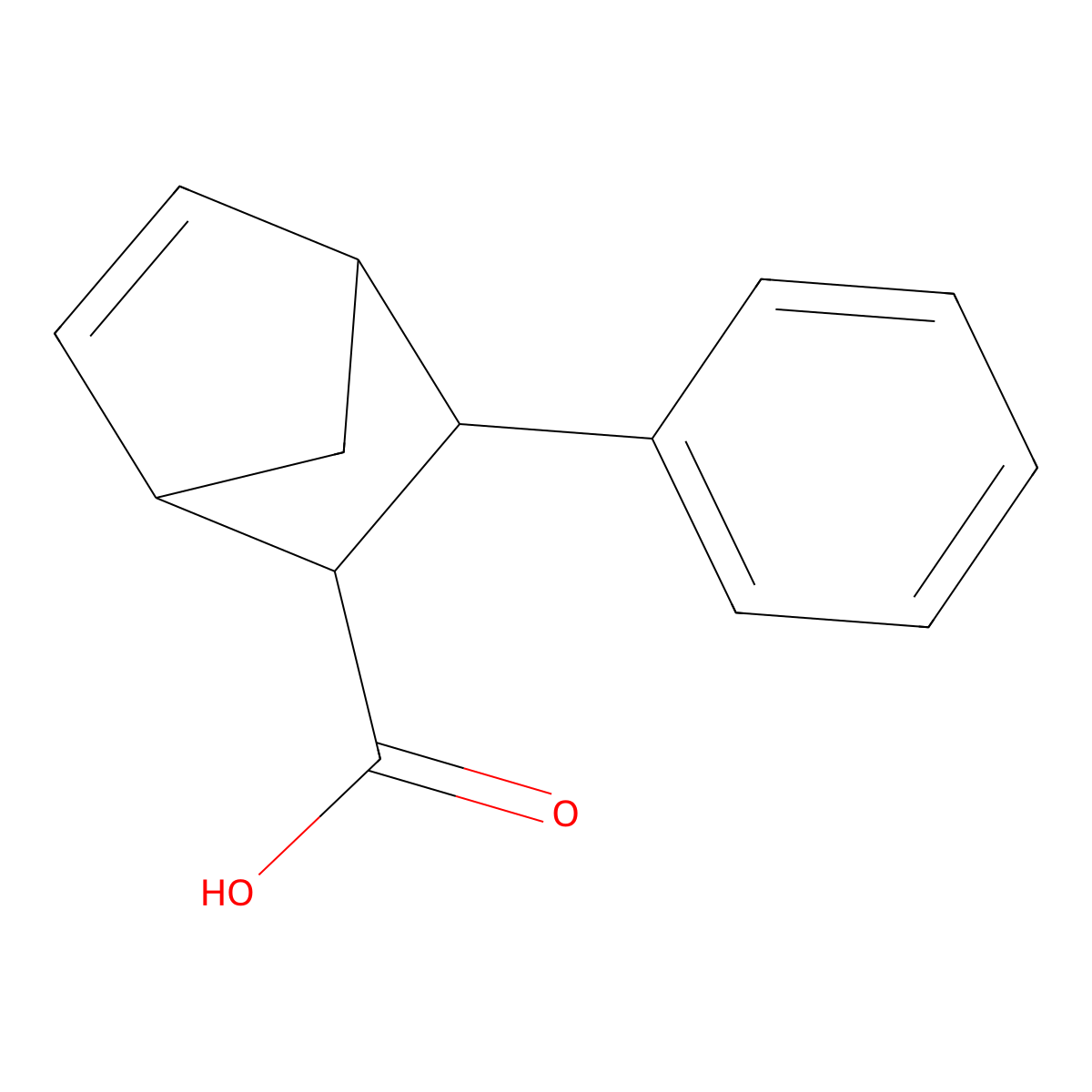 3-Phenylbicyclo[2.2.1]hept-5-ene-2-carboxylic acid molecular structure, CAS 6319-19-3