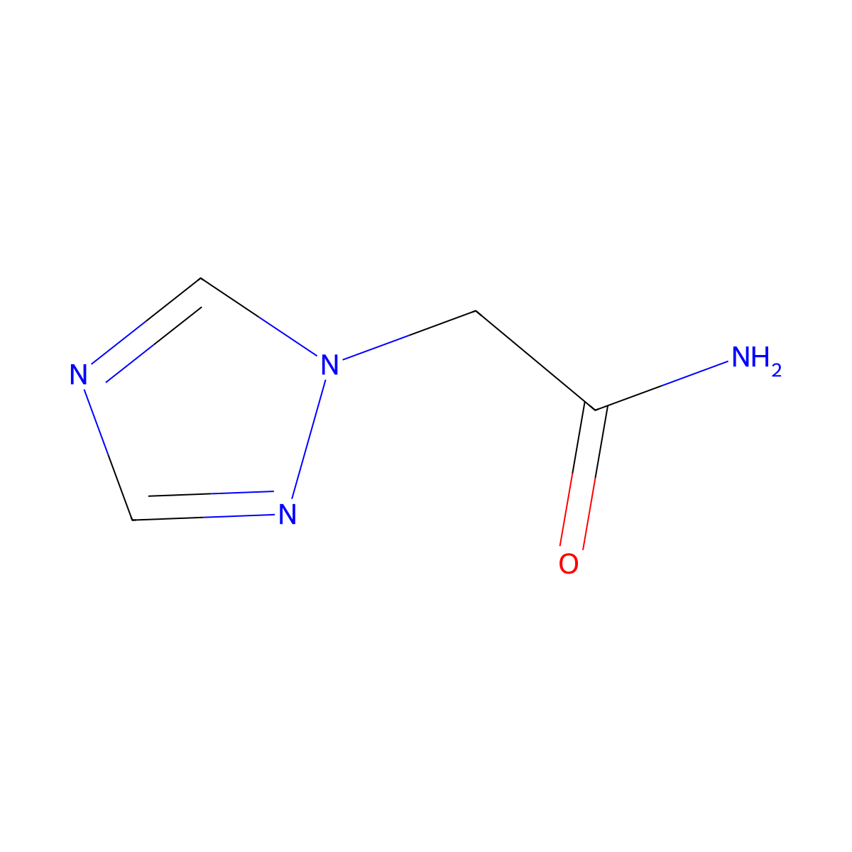 2-(1H-1,2,4-triazol-1-yl)acetamide molecular structure, CAS 63190-93-2