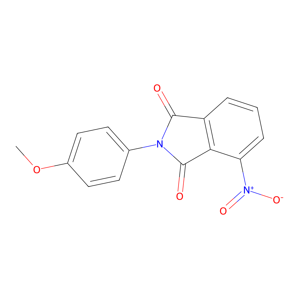 2-(4-Methoxyphenyl)-4-nitroisoindole-1,3-dione molecular structure, CAS 63197-15-9