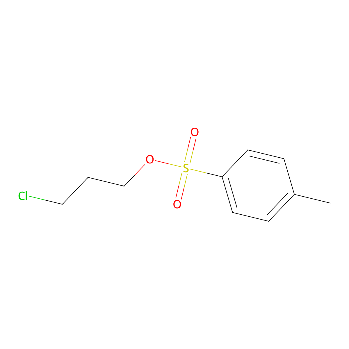 3-Chloropropyl p-toluenesulfonate molecular structure, CAS 632-02-0