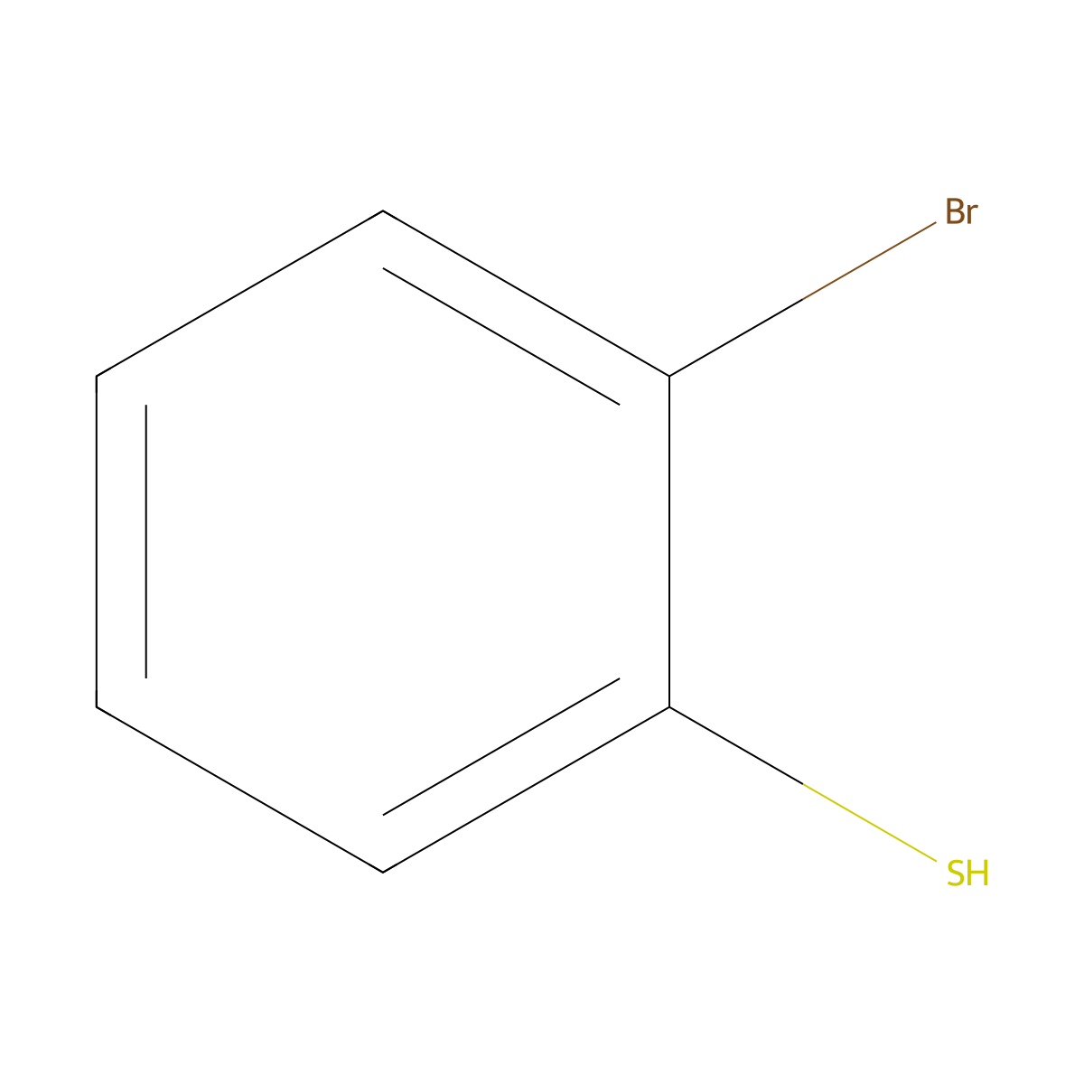 2-Bromobenzenethiol molecular structure, CAS 6320-02-1