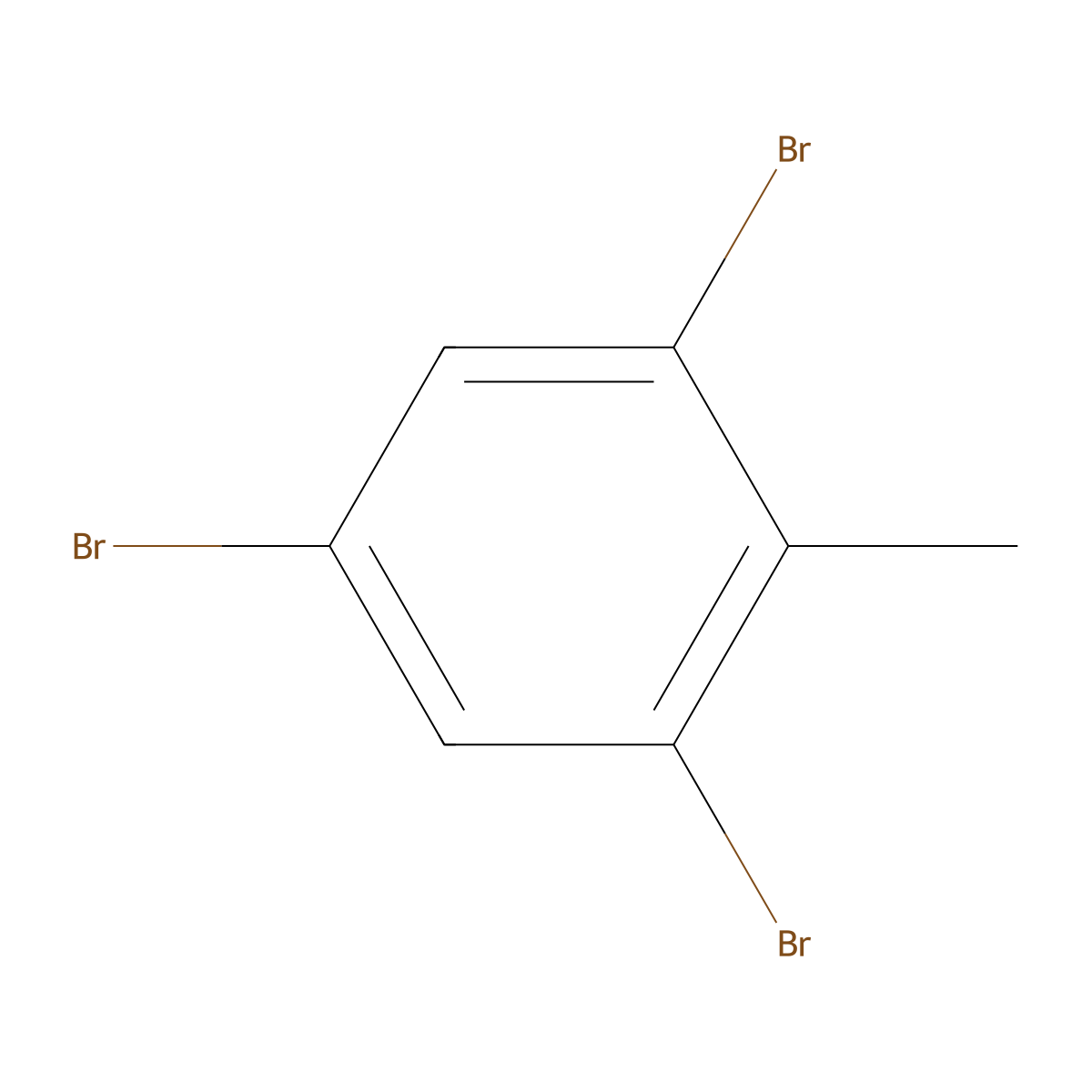 2,4,6-Tribromotoluene molecular structure, CAS 6320-40-7