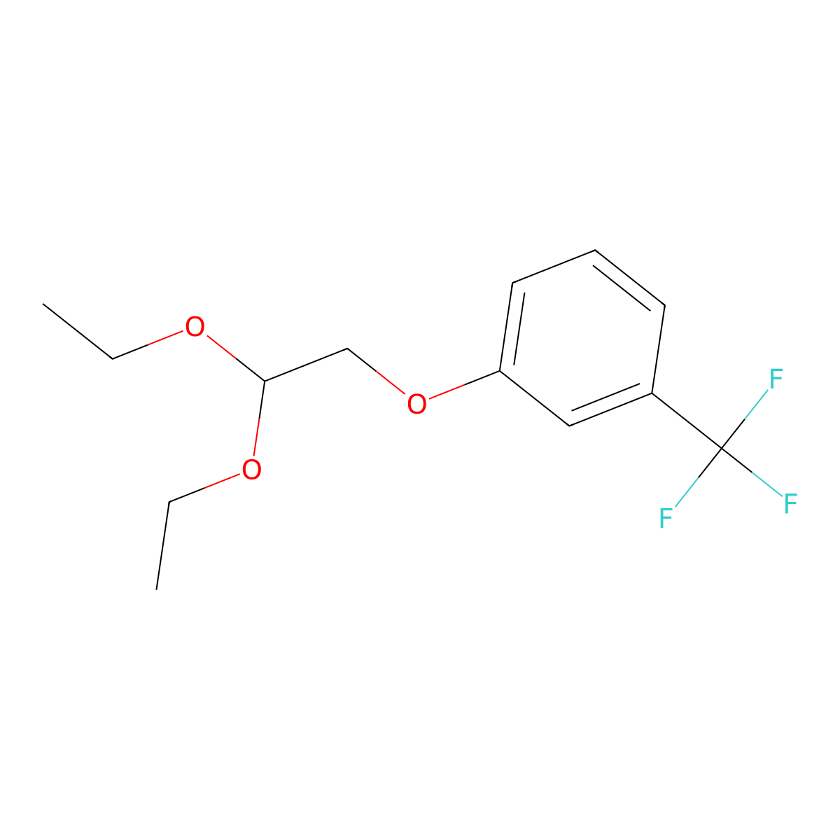 1-(2,2-Diethoxyethoxy)-3-(trifluoromethyl)benzene molecular structure, CAS 63212-88-4