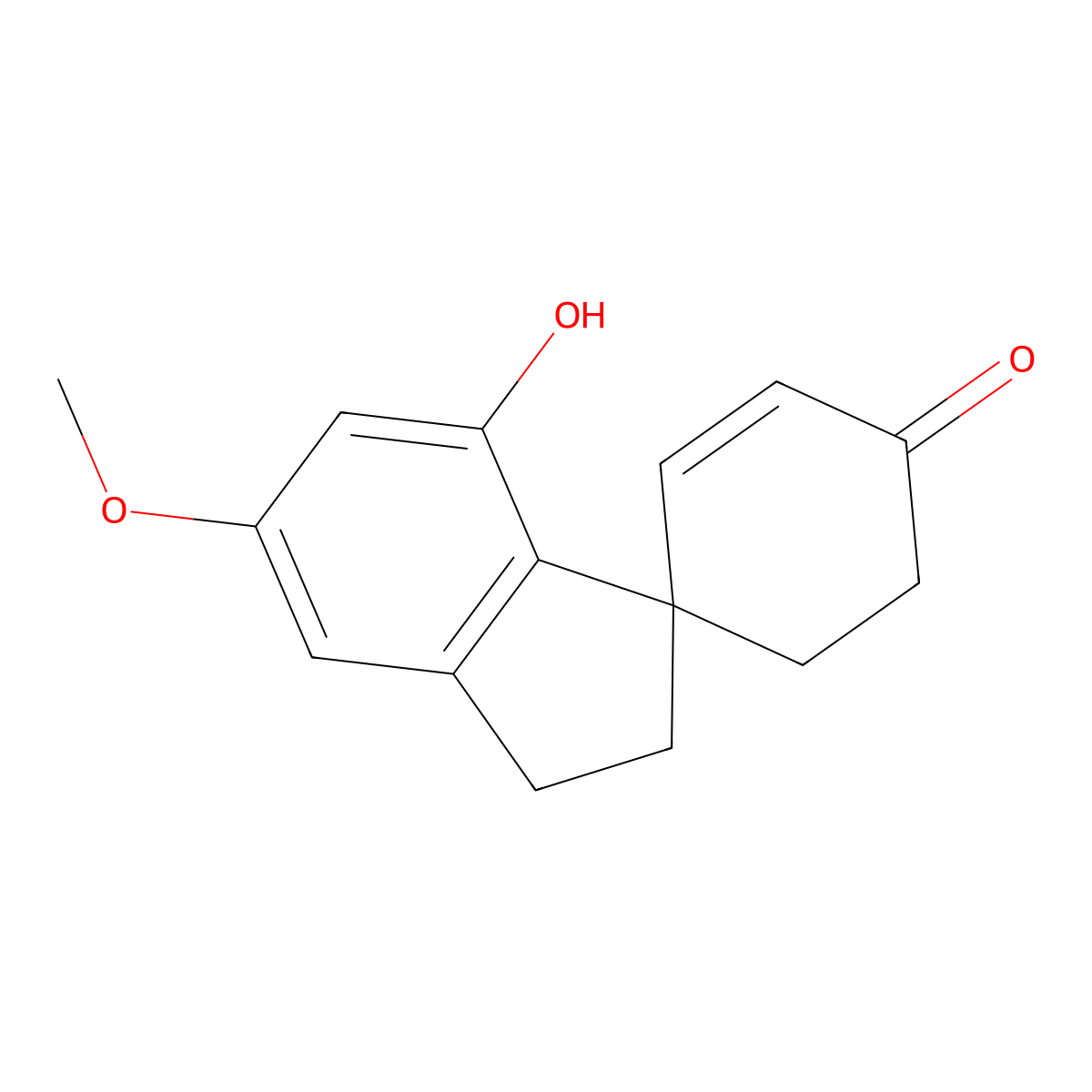 Cannabispirenone A molecular structure, CAS 63213-00-3