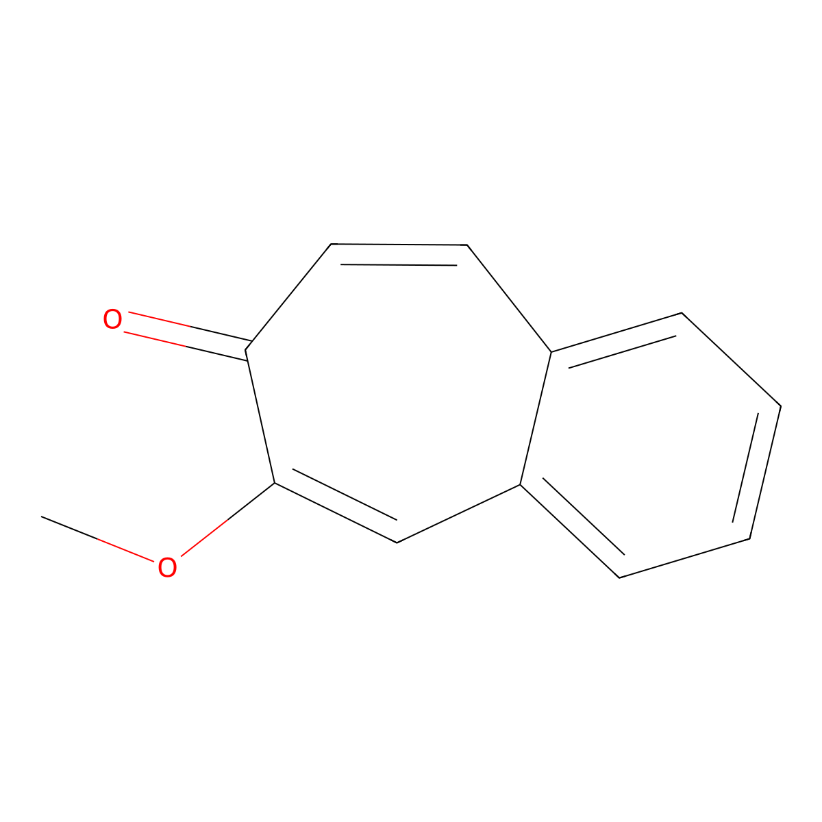 6-Methoxy-7h-benzocyclohepten-7-one molecular structure, CAS 6322-85-6